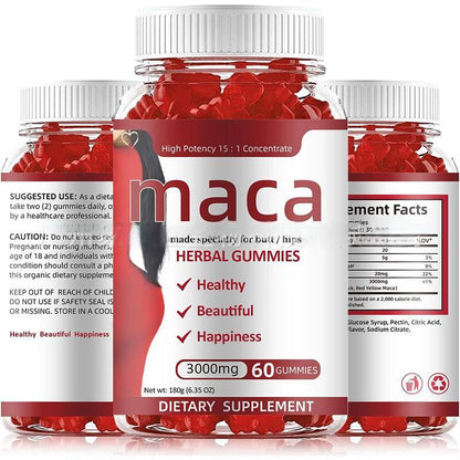 GLUTTY SCULPT MAX™ – Herbal Maca Gummies for Curvier, Firmer Glutes