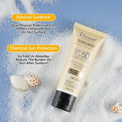 DİSAAR 4D Sunscreen Water Resistant Moisturizing Sunscreen For Sensitive Skin SPF: 50+ PA+++