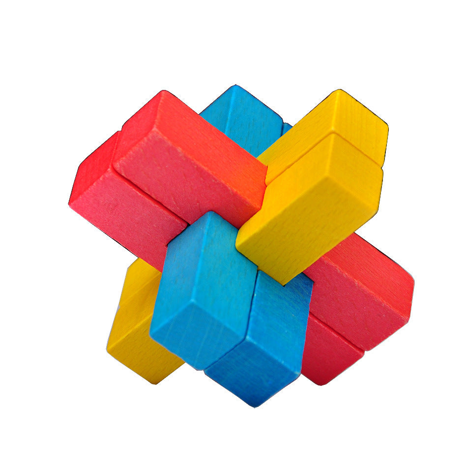 Kongming Lock / Luban Lock Wooden Educational Toy