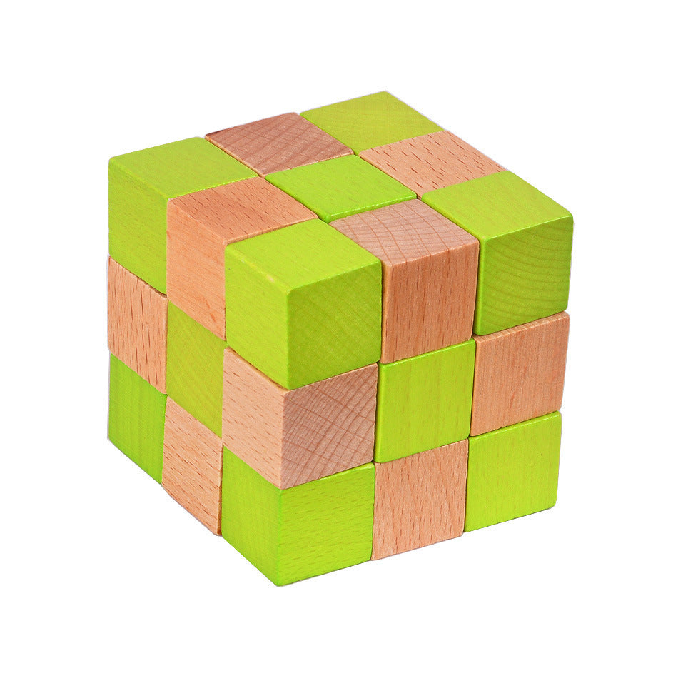 Kongming Lock / Luban Lock Wooden Educational Toy