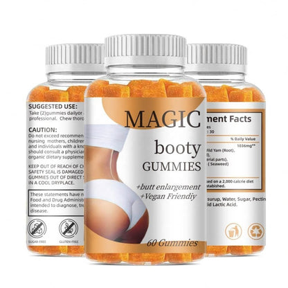 Hip-lifting Gummy - Cubes Bigger Hip and Butt Lifter Booster Enlargement Gummies Pour Les Fesses En Sachet BBL Gummies