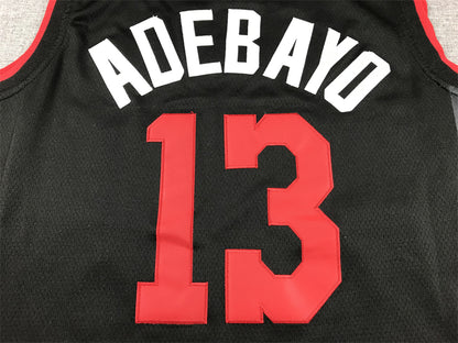 Miami Heat ADEBAYO # 13 Black City NBA Jerseys