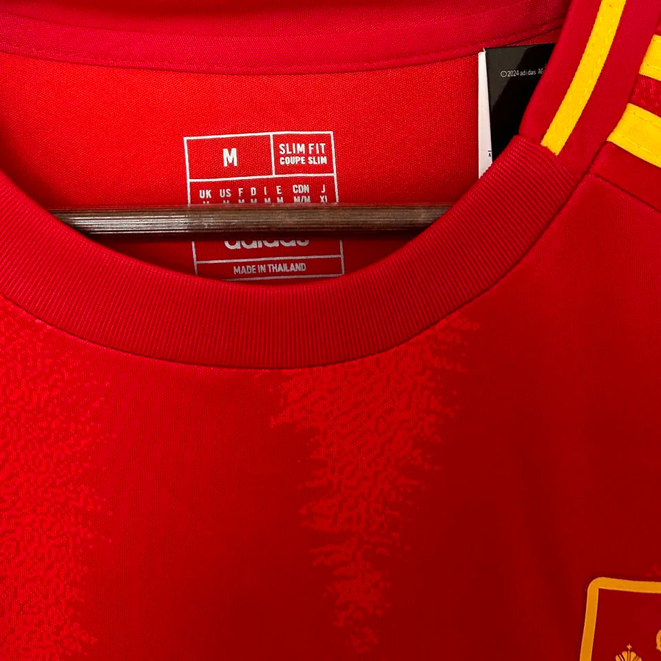 2024/25 Spain 1:1 Quality Home Red Fans Soccer Jersey