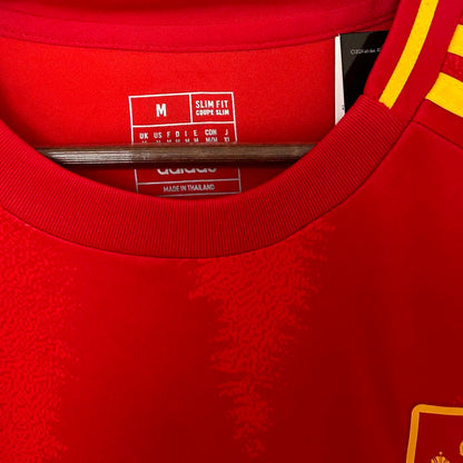 2024/25 Spain 1:1 Quality Home Red Fans Soccer Jersey