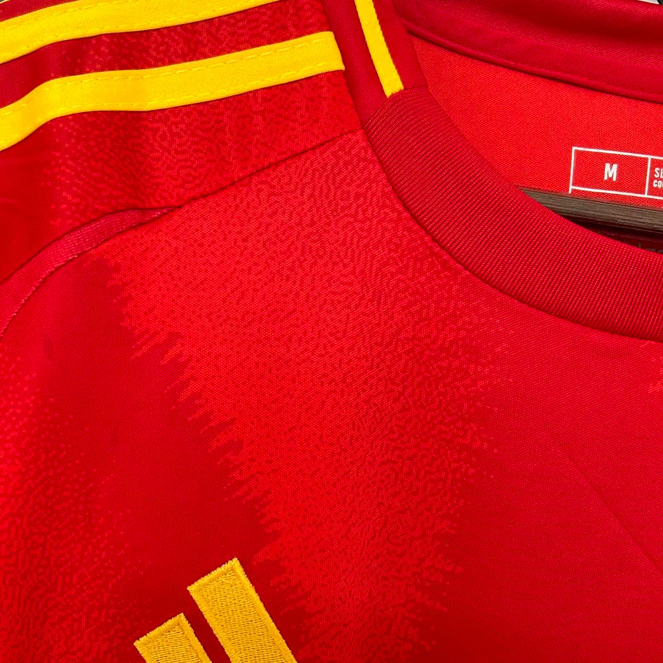 2024/25 Spain 1:1 Quality Home Red Fans Soccer Jersey