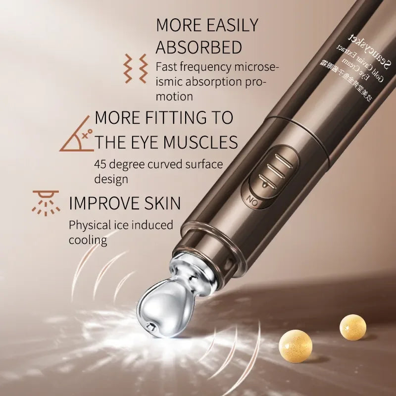 JOMTAM Electric Caviar Eye Cream: Anti-Aging, Dark Circle Reduction & Firming with Gold & Collagen (20g)