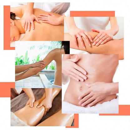 MELAO Anti-Cellulite Massage Oil – Natural Firming & Toning Body Oil with Essential Oils (240ml)