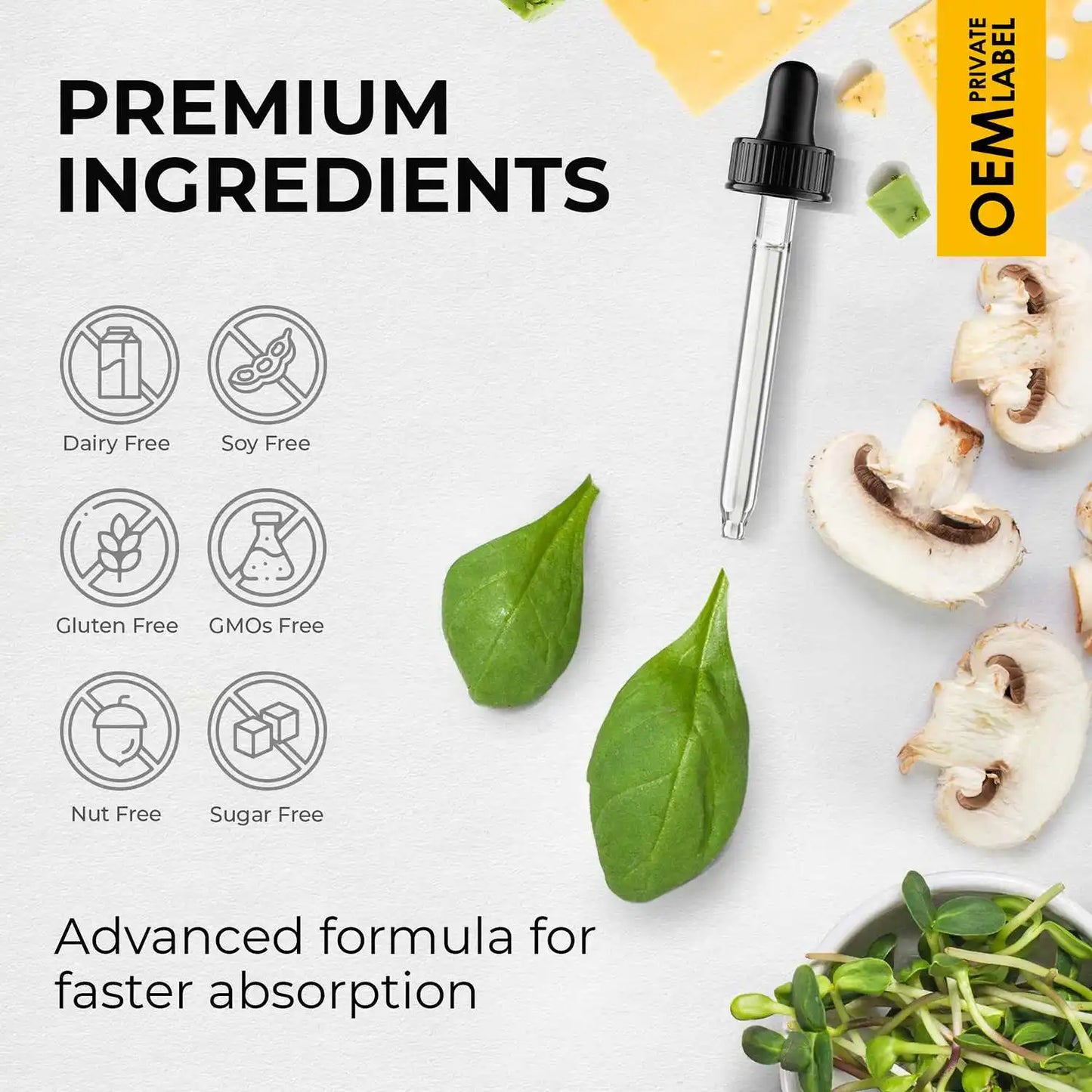 GOOGEER Premium Liquid Vitamin D3 Supplement – Max Absorption with MCT Oil for Bone & Immune Health (Vegan, Non-GMO, Made in USA)