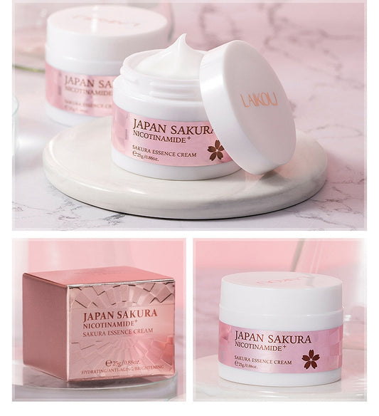 LAIKOU - FRENCH SNAIL JAPAN SAKURA Moisturizing Hyaluronic Acid Snail Extract 24K GOLD Anti-Wrinkle Care Set - Buy 3, Pay for 2
