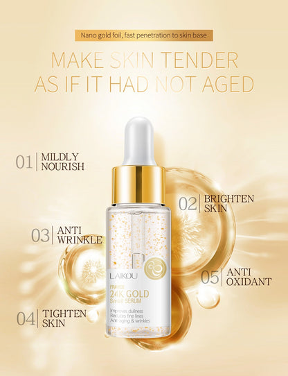 LAIKOU - FRENCH SNAIL JAPAN SAKURA Moisturizing Hyaluronic Acid Snail Extract 24K GOLD Anti-Wrinkle Care Set - Buy 3, Pay for 2
