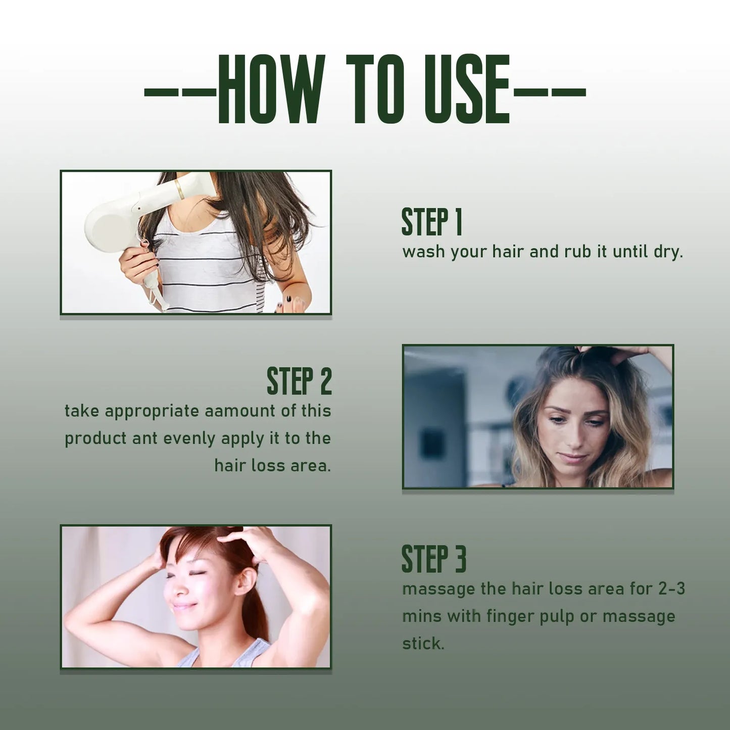 EELHOE Ginger Dense Hair Spray - Nourishing Hair Follicle & Anti-Hair Loss Herbal Support