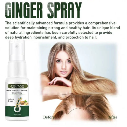 EELHOE Ginger Dense Hair Spray - Nourishing Hair Follicle & Anti-Hair Loss Herbal Support