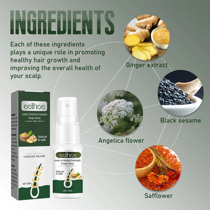 EELHOE Ginger Dense Hair Spray - Nourishing Hair Follicle & Anti-Hair Loss Herbal Support