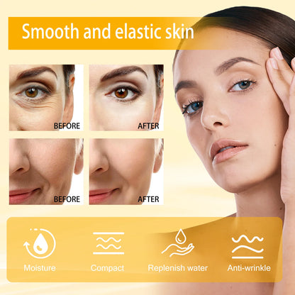 Ginseng Anti Wrinkle Serum, Ginseng Extract Liquid, Ginseng Polypeptide Anti-Ageing Essence, Korean Ginseng Essential Oil Tighten Moisturizing Smooth Skin Reduce Fine Lines