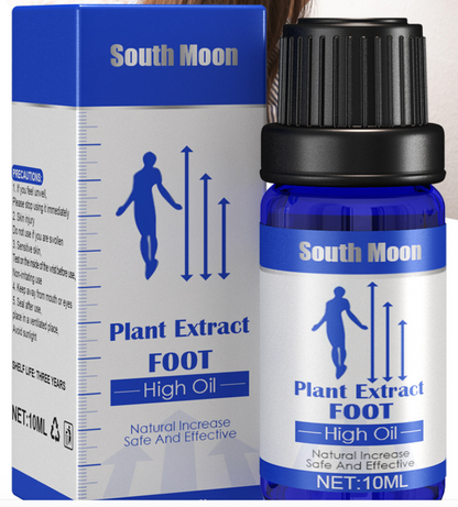 Aceite de apoyo para el crecimiento y la estimulación de los puntos de acupuntura del pie alto de SOUTH MOON Plant