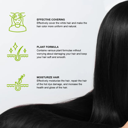Herbal Essence Hair Dye Shampoo (100ml) – Moisturizing, Anti-Graying, & Anti-Hair Loss Color