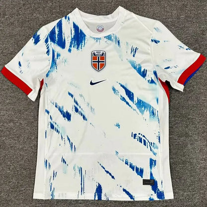 2024-25 Norway Away Fans Soccer Jersey - HAALAND #9