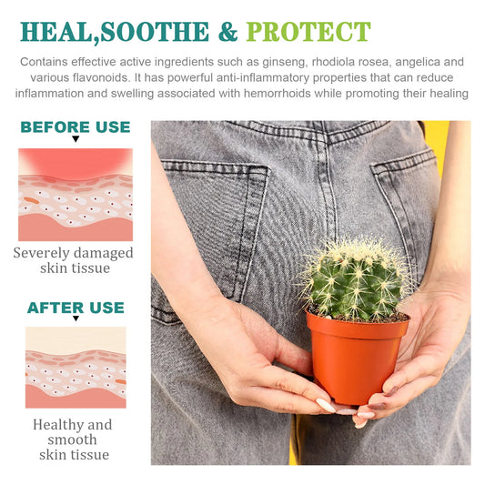 SOUTH MOON Herbal Hemorrhoid Relief Capsules – Fast-Acting Itch, Pain & Inflammation Support (7 Pcs)