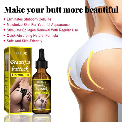 EELHOE Hip Up Essential Oil Buttock Enlargement Cream Effective Lifting & Firming Butt Hip Lift Beauty Big Ass