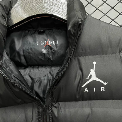 Jordan Air Black Cotton Jacket Vest (Waistcoat)