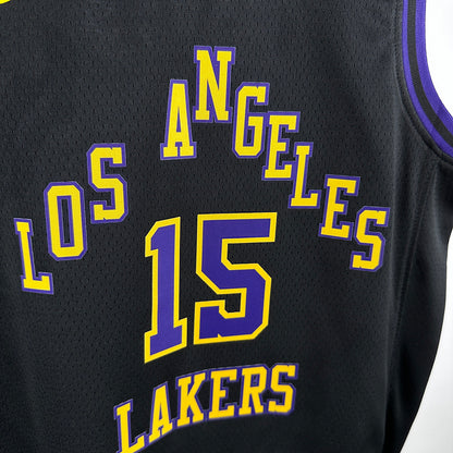 Lakers REAVES #15 Black Kids City Edition NBA Jersey