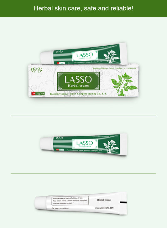 Lasso Herbal Dermal Balancing Cream – Intensive Cosmetic Care for Eczema-Prone, Redness & Flaky Psoriasis-Tendency Skin Profiles