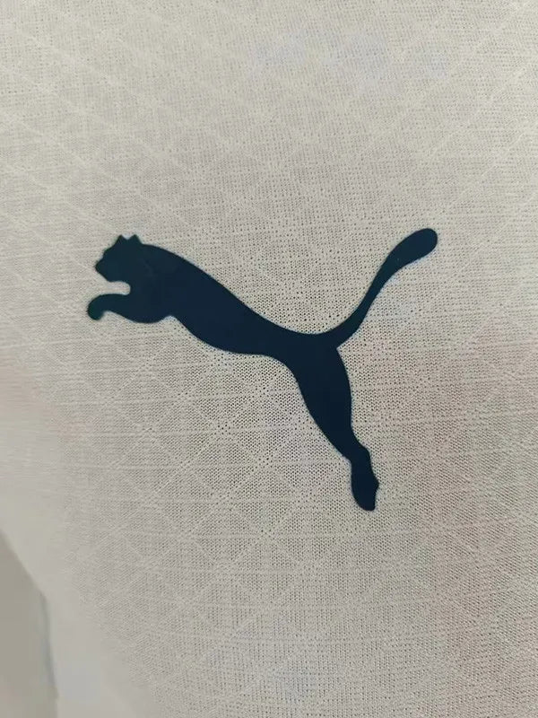 Marseille Home Player Version Soccer Jersey