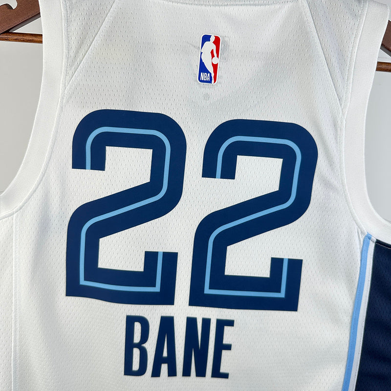 2024/25 Memphis Grizzlies BANE #22 White NBA Jerseys Hot Pressed