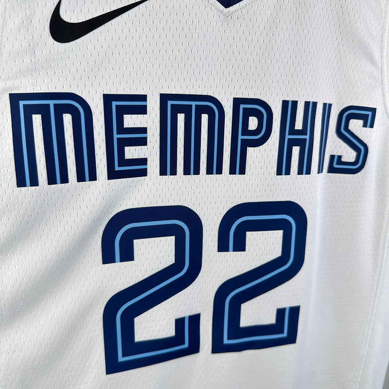 2024/25 Memphis Grizzlies BANE #22 White NBA Jerseys Hot Pressed