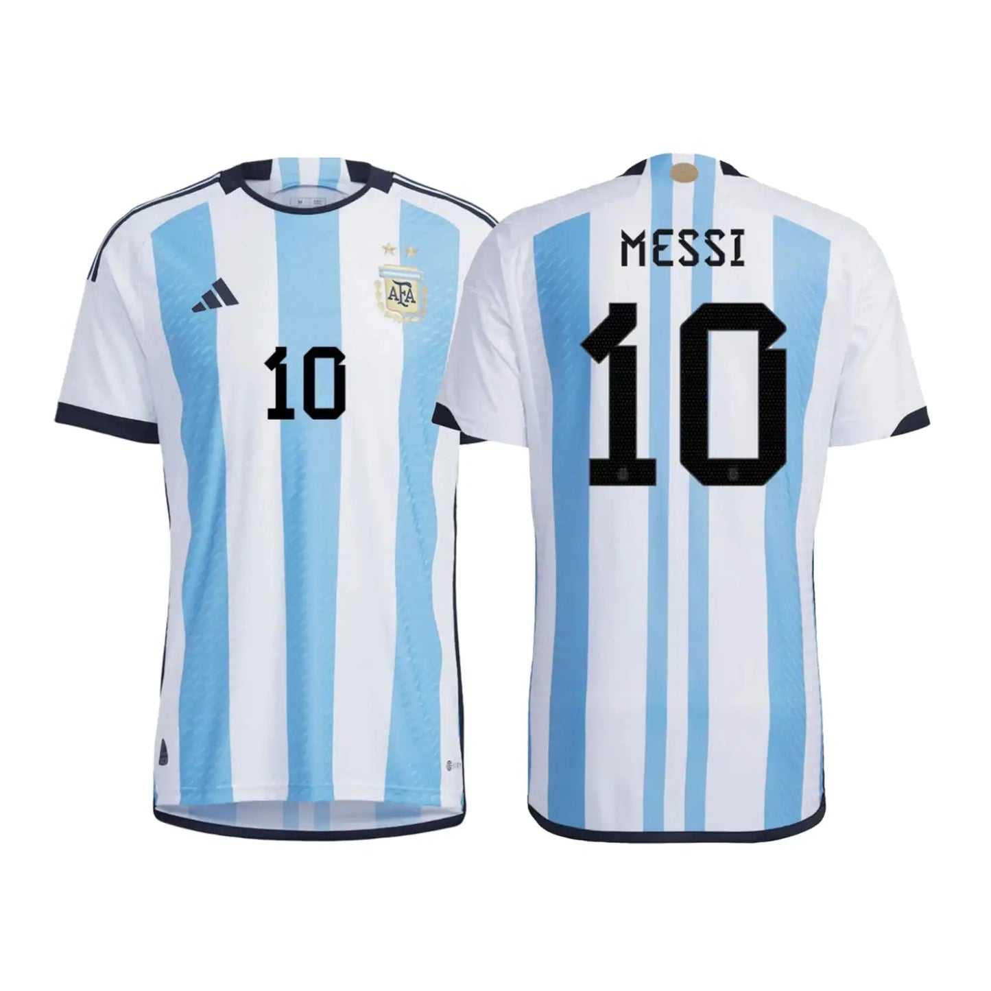 Messi #10 Argentina World Cup Champions Jersey - Home Jersey