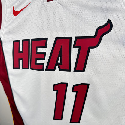 2024/25 Miami Heat JAQUEZ JR. #11 White NBA Jerseys