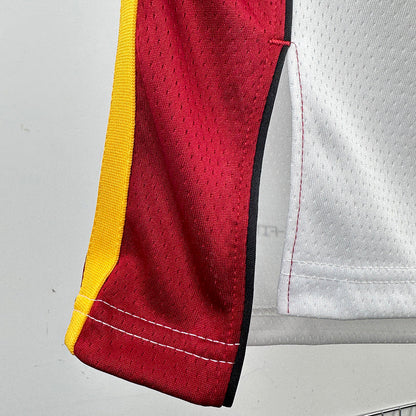 Miami Heat JAQUEZ JR. #11 White NBA Jerseys