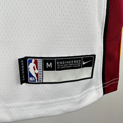 Miami Heat JAMES #6 White Kids NBA Jersey