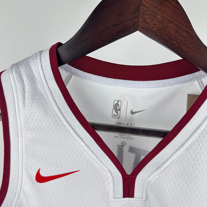 Miami Heat WADE #3 White Kids NBA Jersey