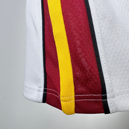 Miami Heat WADE #3 White Kids NBA Jersey