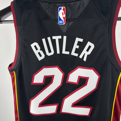Miami Heat BUTLER #22 Black Kids NBA Jersey