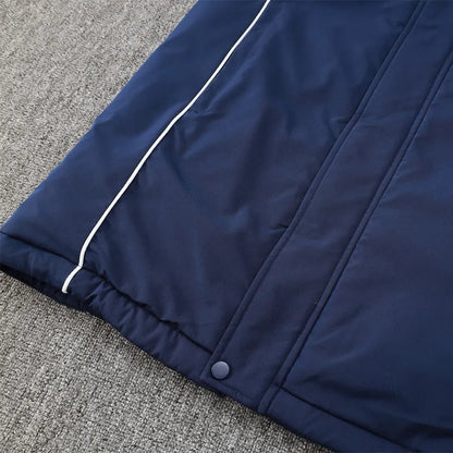Bayern Logo Hooded Windbreaker Fabric Cotton Coat