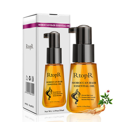 RTOPR Moroccan Essence Hair Serum (Unisex) 35ml - Anti-Hair Loss Herbal Support - Buy 3, Pay For 2