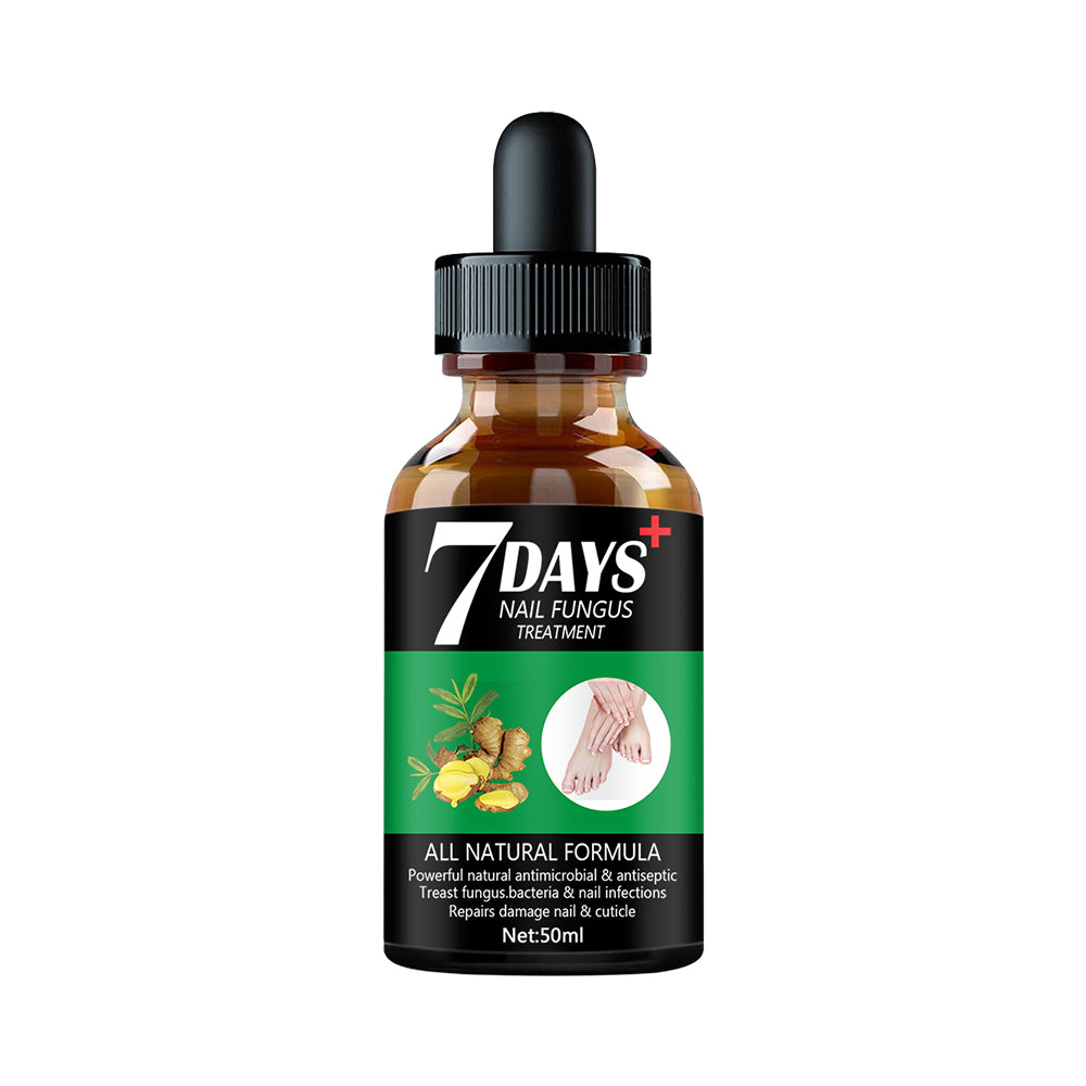 Suero herbal para hongos en las uñas 7DAYS: reparación rápida para uñas descoloridas y quebradizas 