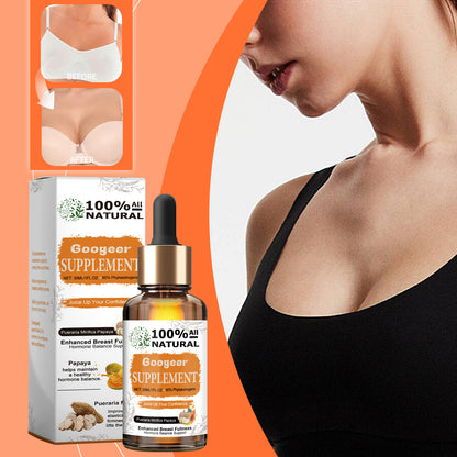 Googeer Pueraria Mirifica Papaya Supplement - Breast Fullness, Skin Health, Boosts Energy Levels, Hormone Balance