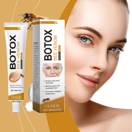 OUHOE Peptide Wrinkle Cream - Reduces Lines and Wrinkles, Promotes Collagen Production