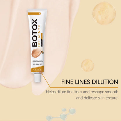 OUHOE Peptide Wrinkle Cream - Reduces Lines and Wrinkles, Promotes Collagen Production