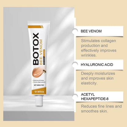 OUHOE Peptide Wrinkle Cream - Reduces Lines and Wrinkles, Promotes Collagen Production