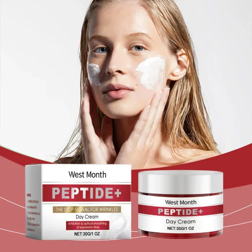 WEST MONTH Peptide Day Cream - Firms the Skin, Reduces Expression Lines