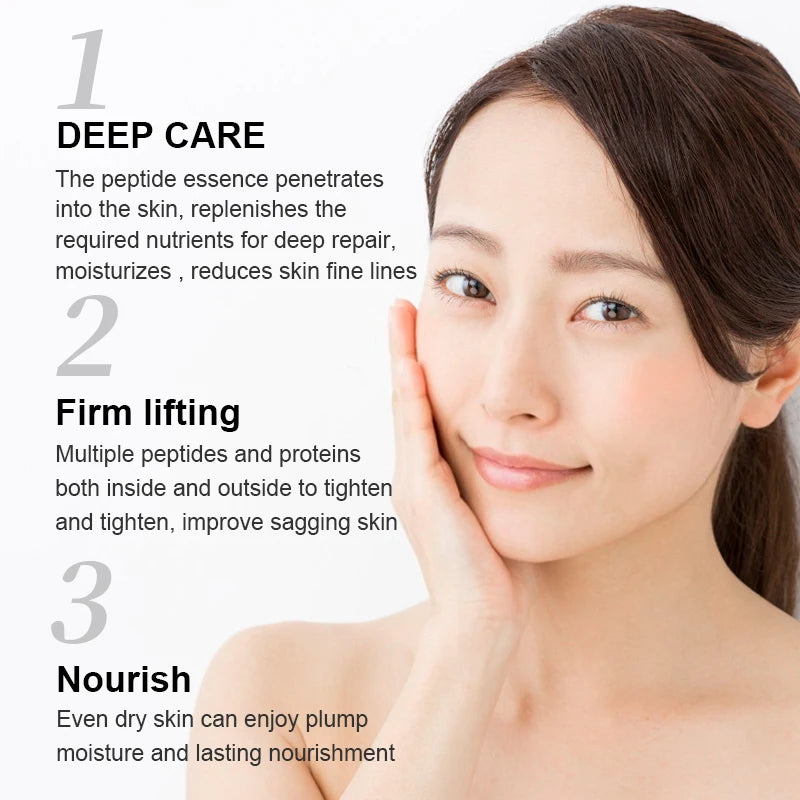 VIBRANT GLAMOUR Six Peptide Cream: Advanced Anti-Aging, Whitening & Firming Face Moisturizer