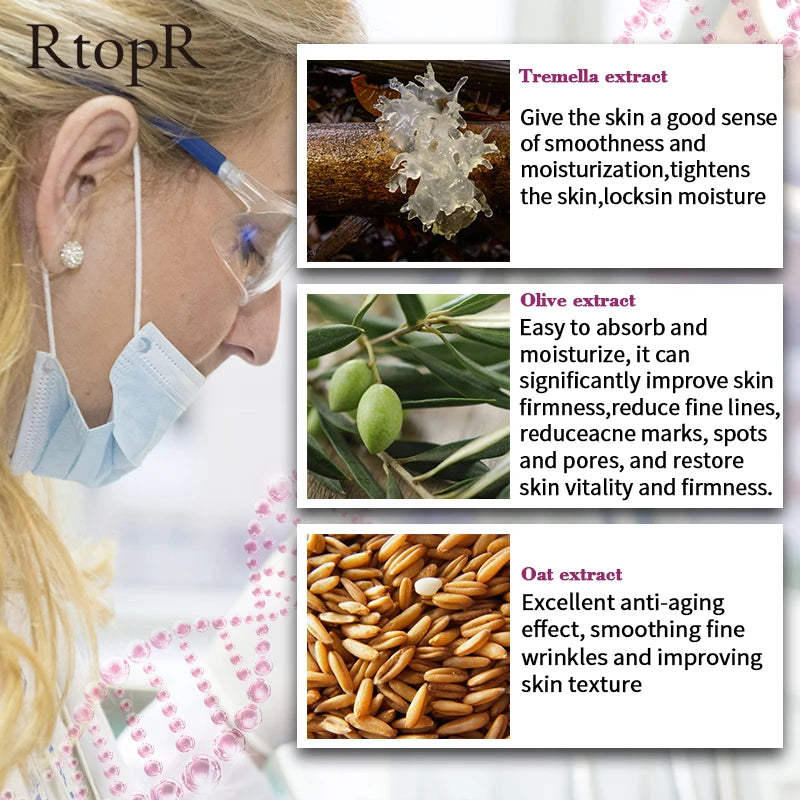 RtopR Olive Oil Peptide Anti-Wrinkle Firming Cream - Youthful Skin, Smooth Skin, Increased Elasticity