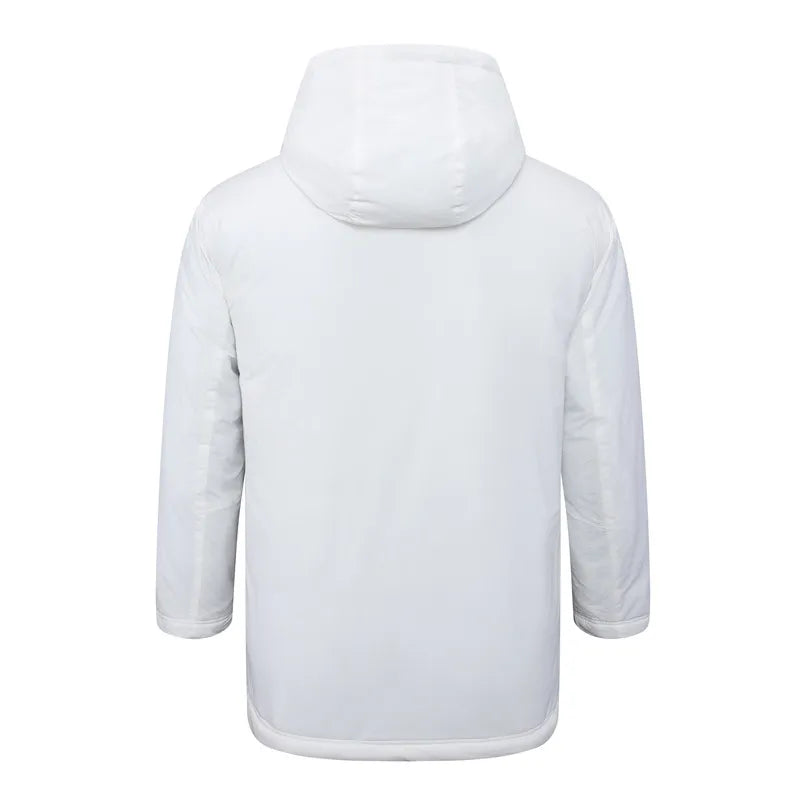 Palmeiras Logo Hooded Windbreaker Fabric Cotton Coat
