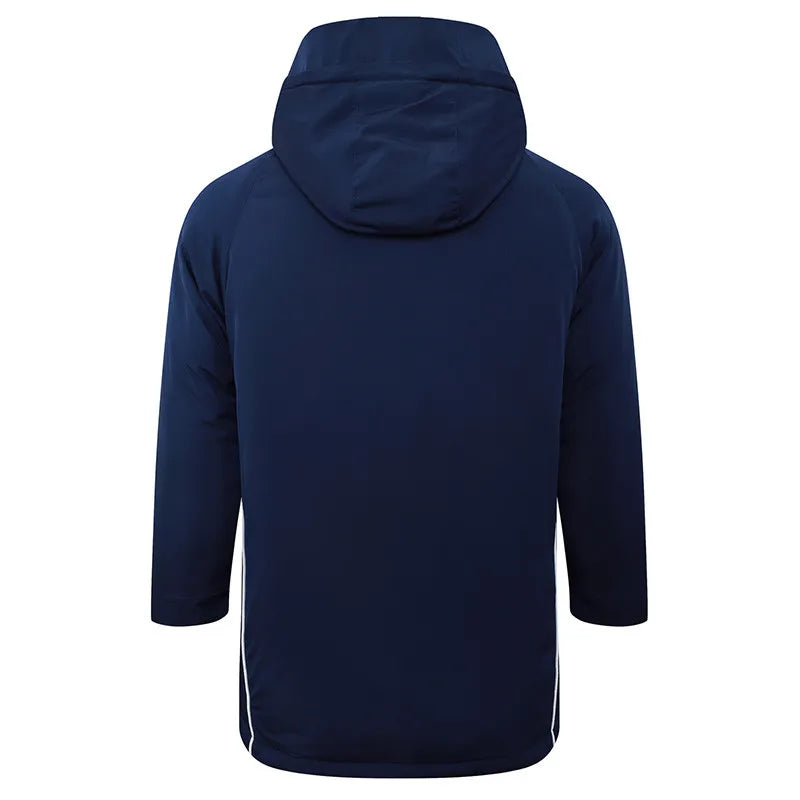 Arsenal Logo Hooded Windbreaker Fabric Cotton Coat