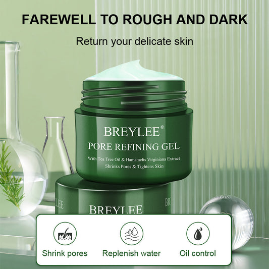 BREYLEE Tea Tree Pore Purifying & Tightening Gel Cream – Witch Hazel Balancing Hydration Complex (40g)