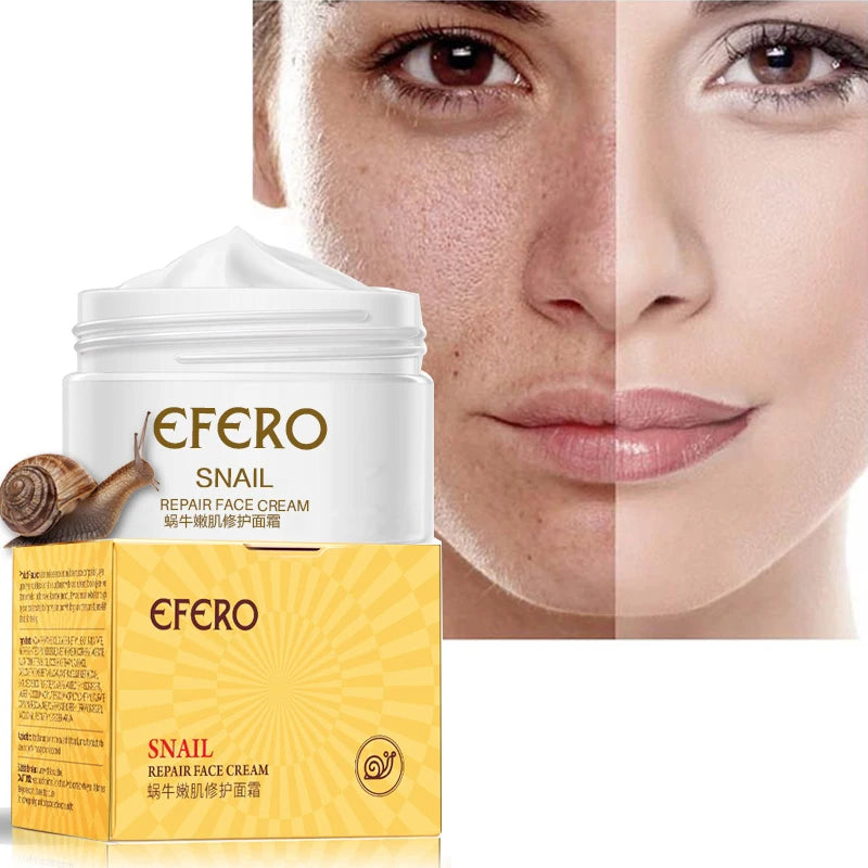 EFERO Wrinkle-Reducing Snail Cream That Tightens Pores and Brightens Your Skin -30g